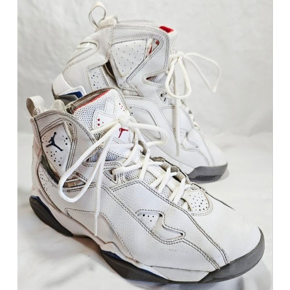 Nike Air Jordan True Flight Men’s Sz 8 - 342964 122 White/True Blue/Fire/Cement